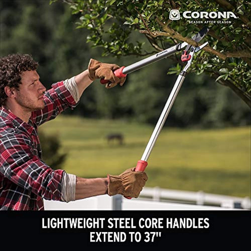 Corona Tools | Branch Cutter DualLINK™ Extendable Bypass Loppers | Tree Trimmer