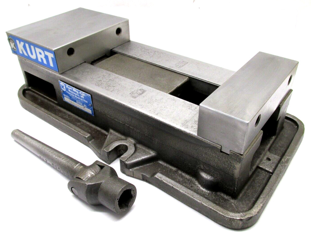 KURT ANGLOCK 6" MILLING MACHINE VISE w/ HANDLE - #D675