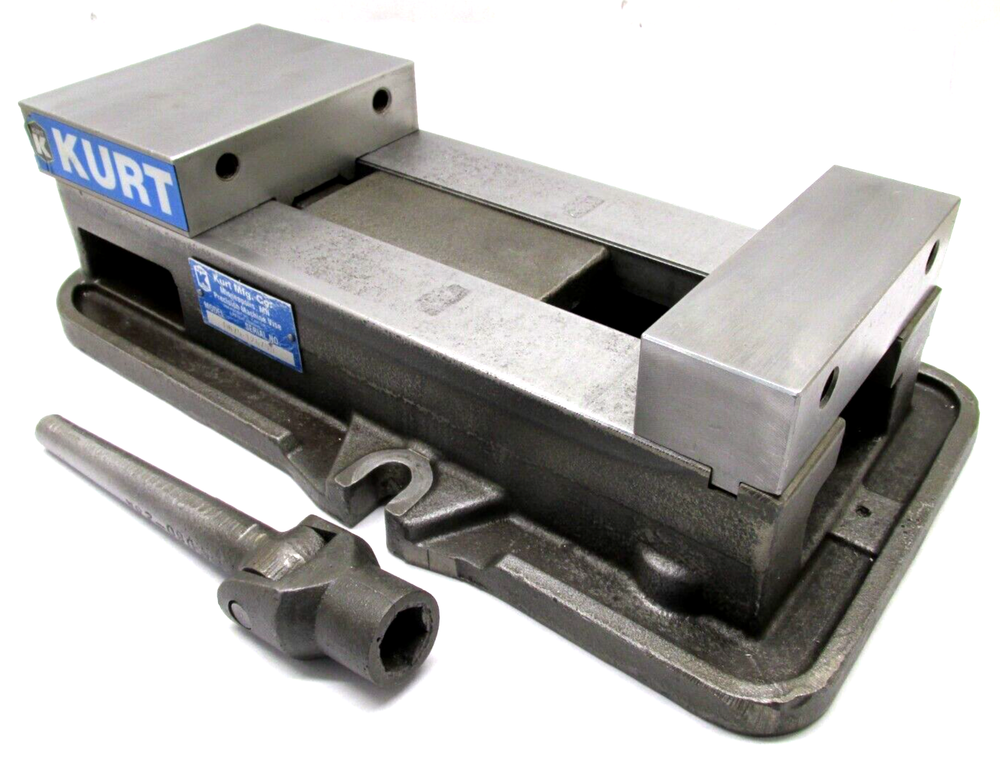 KURT ANGLOCK 6" MILLING MACHINE VISE w/ HANDLE - #D675