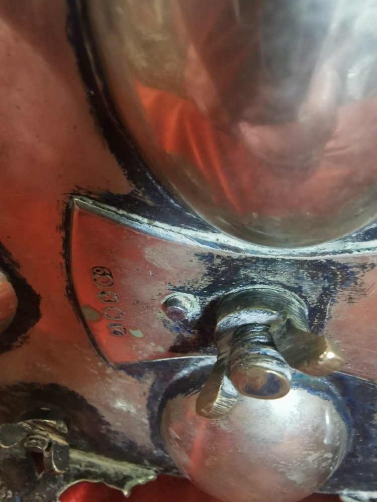 Antique Silver-Plated Victorian Egg Server. A B & Co. Excellent.