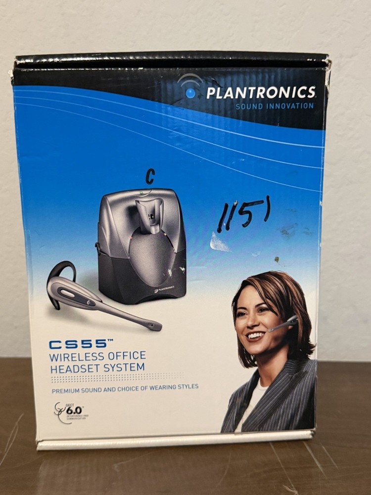 Plantronics CS55 Ear-Hook Headset Gray