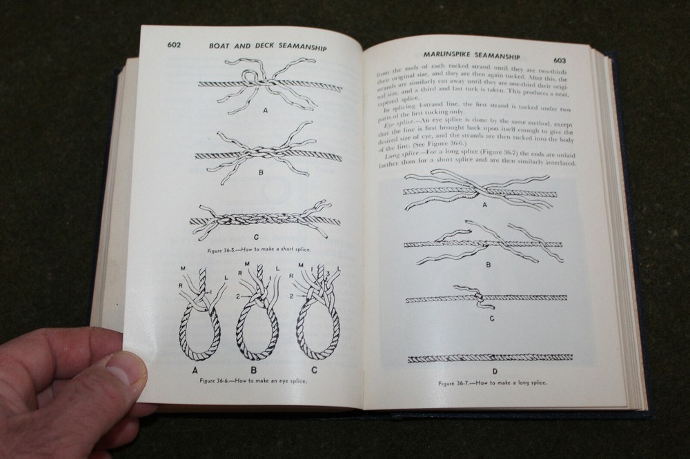 Original Korean War U.S. Navy "The Blue Jackets'' Book, Named & 1950 dated