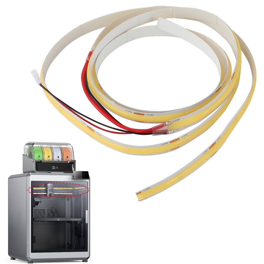 For Creality K2 Plus LED Light Upgrade Kit Plug&Play Strip 3D Printer Accessory