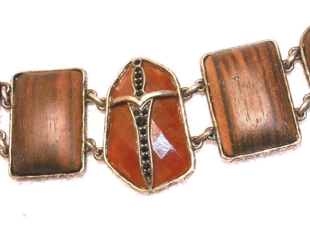 LUCKY BRAND SILVER "DAGGER" BRACELET