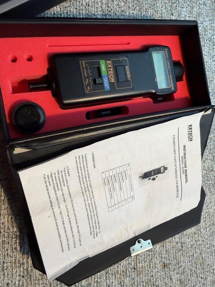 Extech 461895 Combination Contact/Photo Tachometer