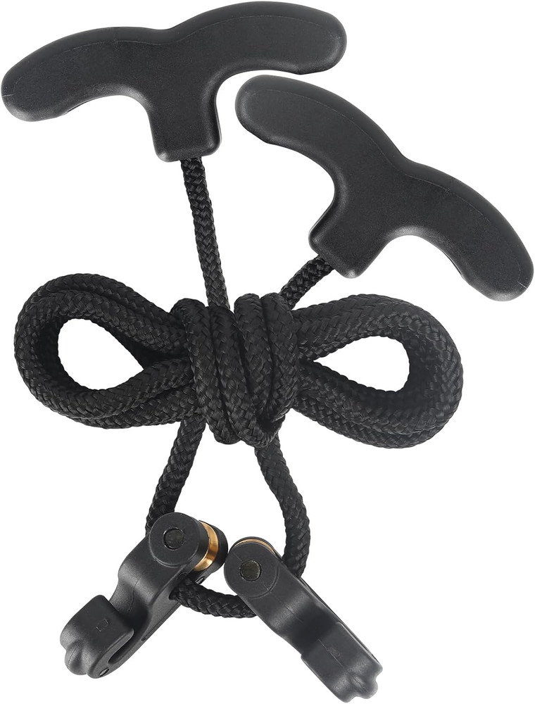 Crossbow Cocking Rope Cocker Double Handle Pull Cord Archery Hunting Tool