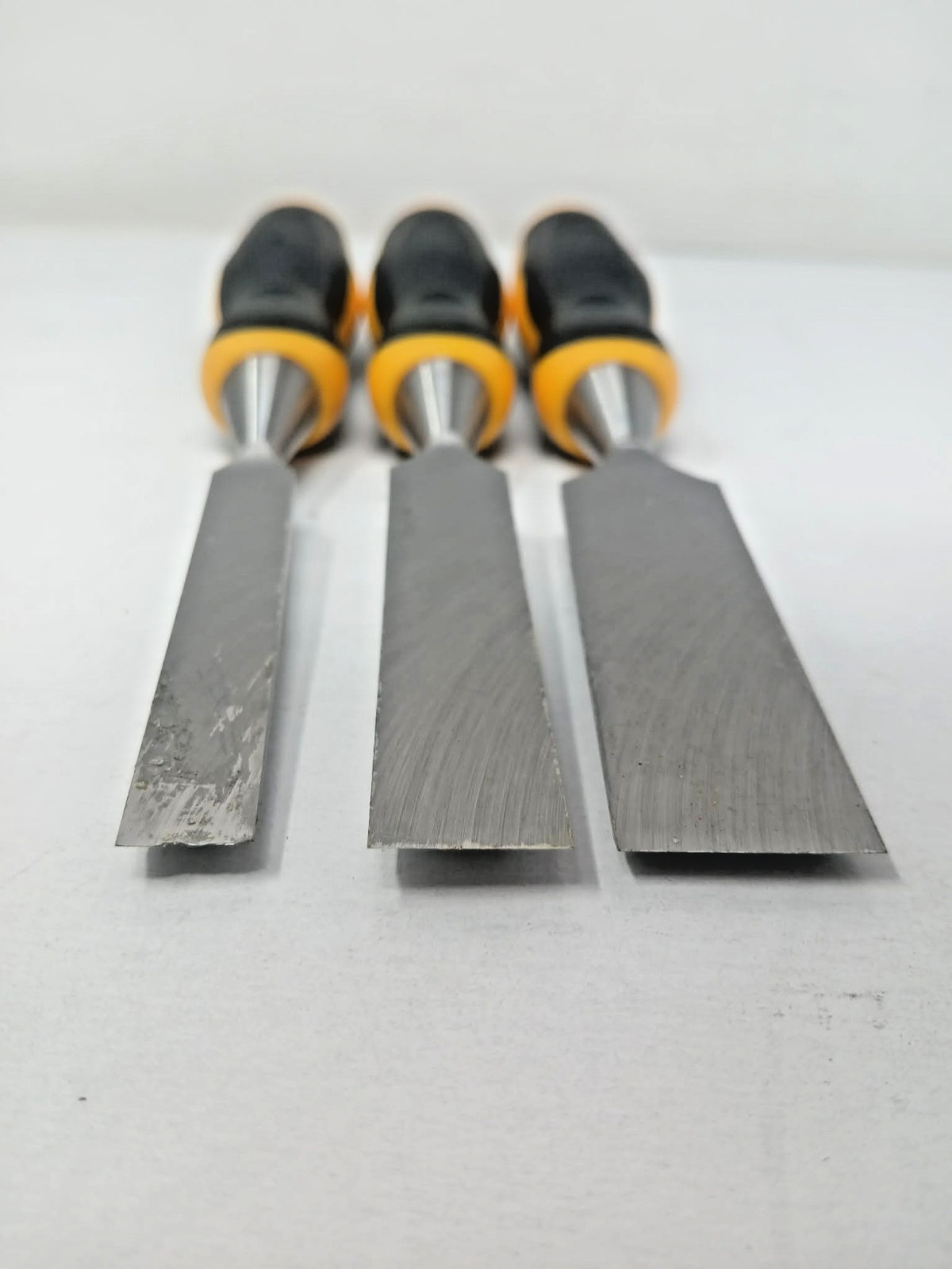 DeWalt DWHT16862 Wood Chisel Set 3-Piece Hand Tool Used