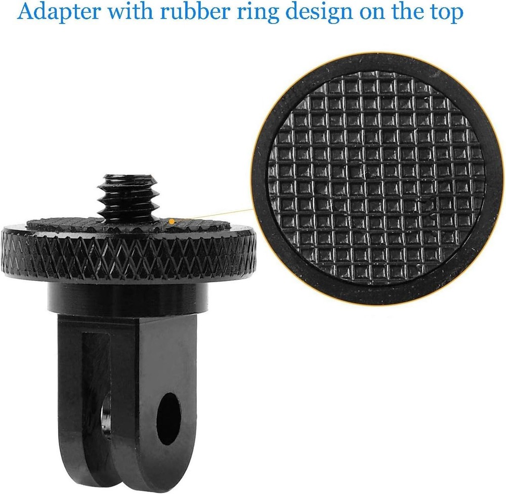 Camera Tripod Mount for Gopro Adapter, 2Pcs 1/4-20 Screw Conversion Adapter For