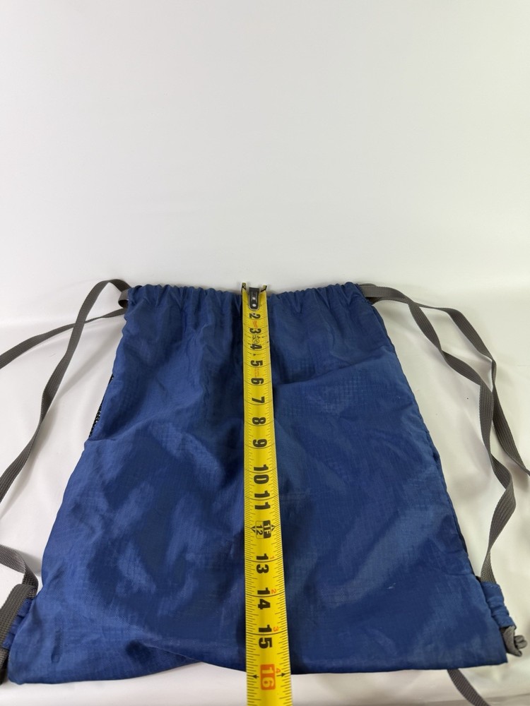 Eddie Bauer Drawstring Daypack/Backpack Navy Blue