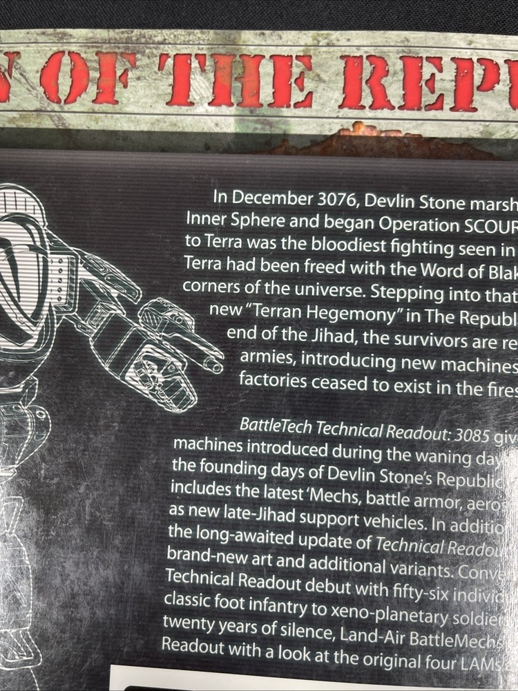 BattleTech 35131: Technical Readout 3085