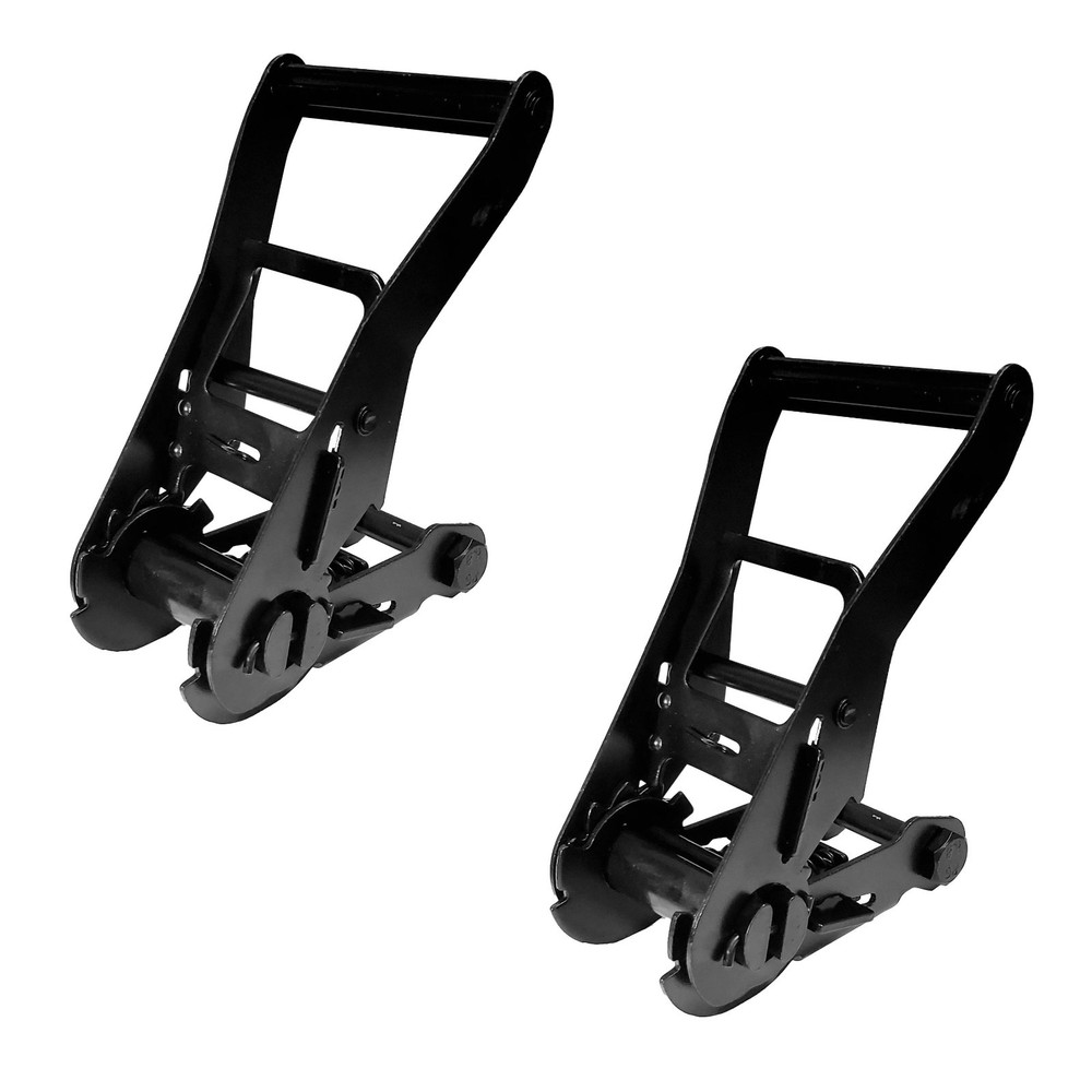 Mega Cargo Control 2" Replacement Standard Ratchets, Black Coated, 2-Pack