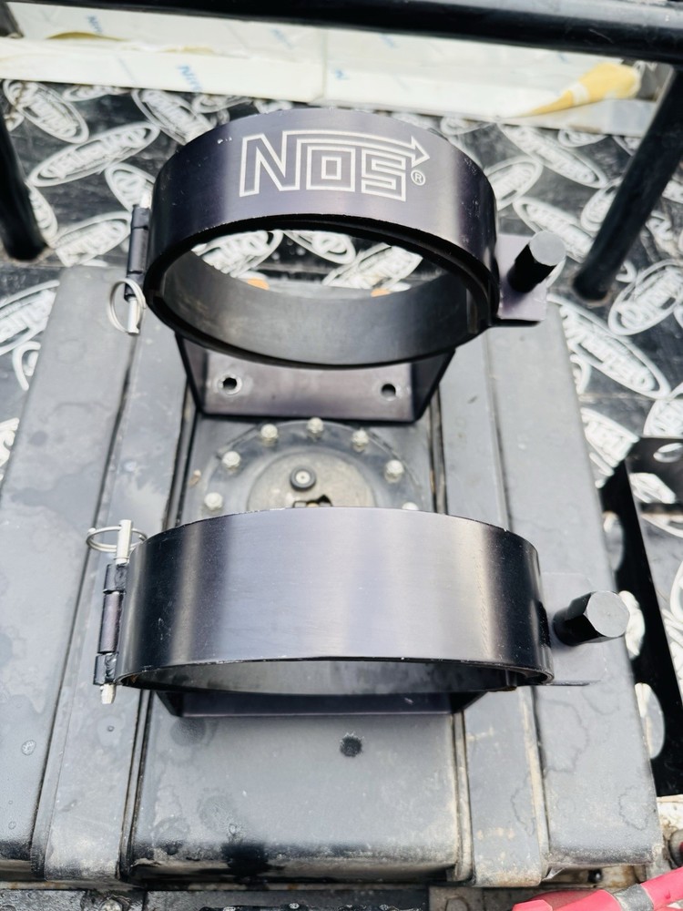 Nice Light Weight Aluminum NOS 14140NOS Quick Release Nitrous Bottle Brackets