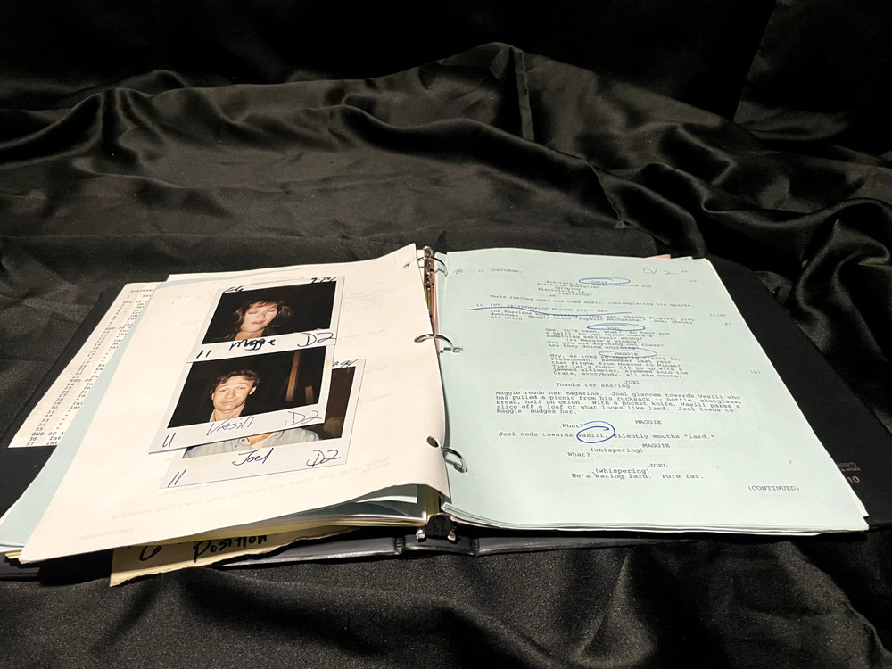 Northern Exposure Script with Cast Polaroids - Full Upright Position