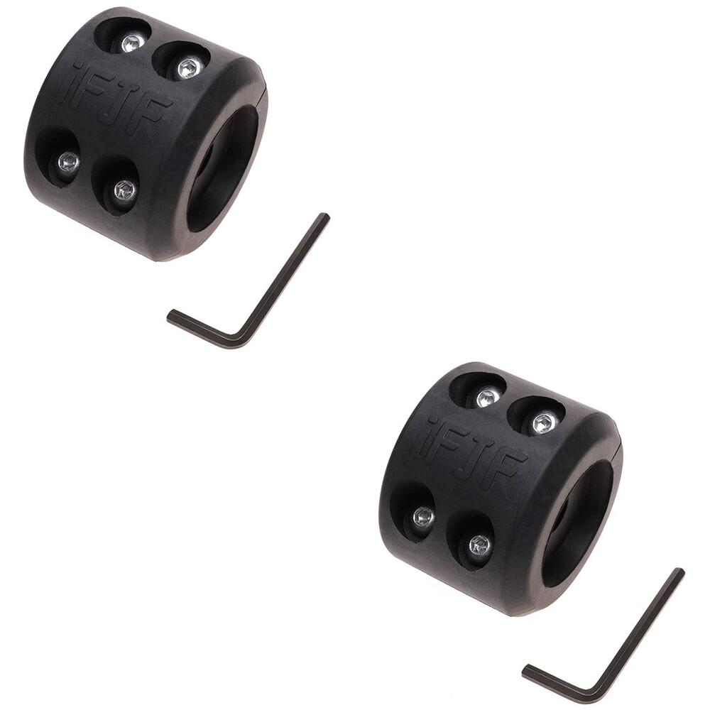 2xFor ATV UTV Winch Split Cable Hook Stop Stopper Set Rubber Cushion