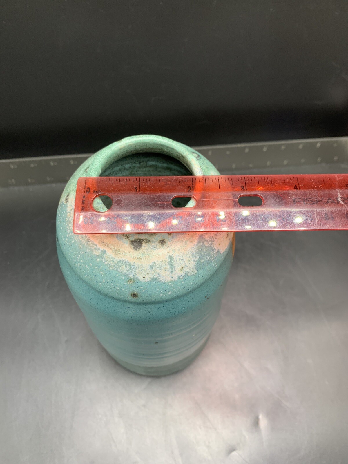 Hummingbird Vase Pottery Hand Painted Floral Art Planter