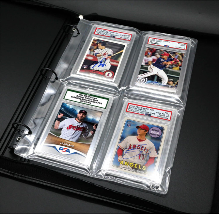 Graded Card Slab Binder Pages for Storage & Display (Card & Case Not Include)