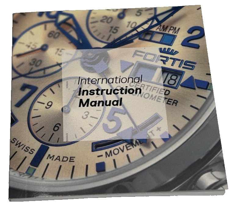 Fortis International Instructions Manual