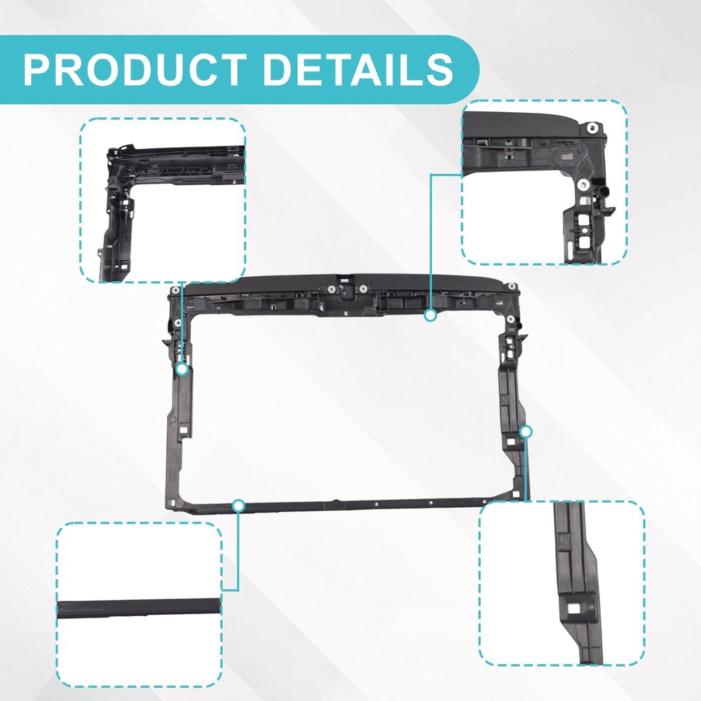 Center Radiator Support Core for E-Golf 2015 2016 2017 2018 2019 2020