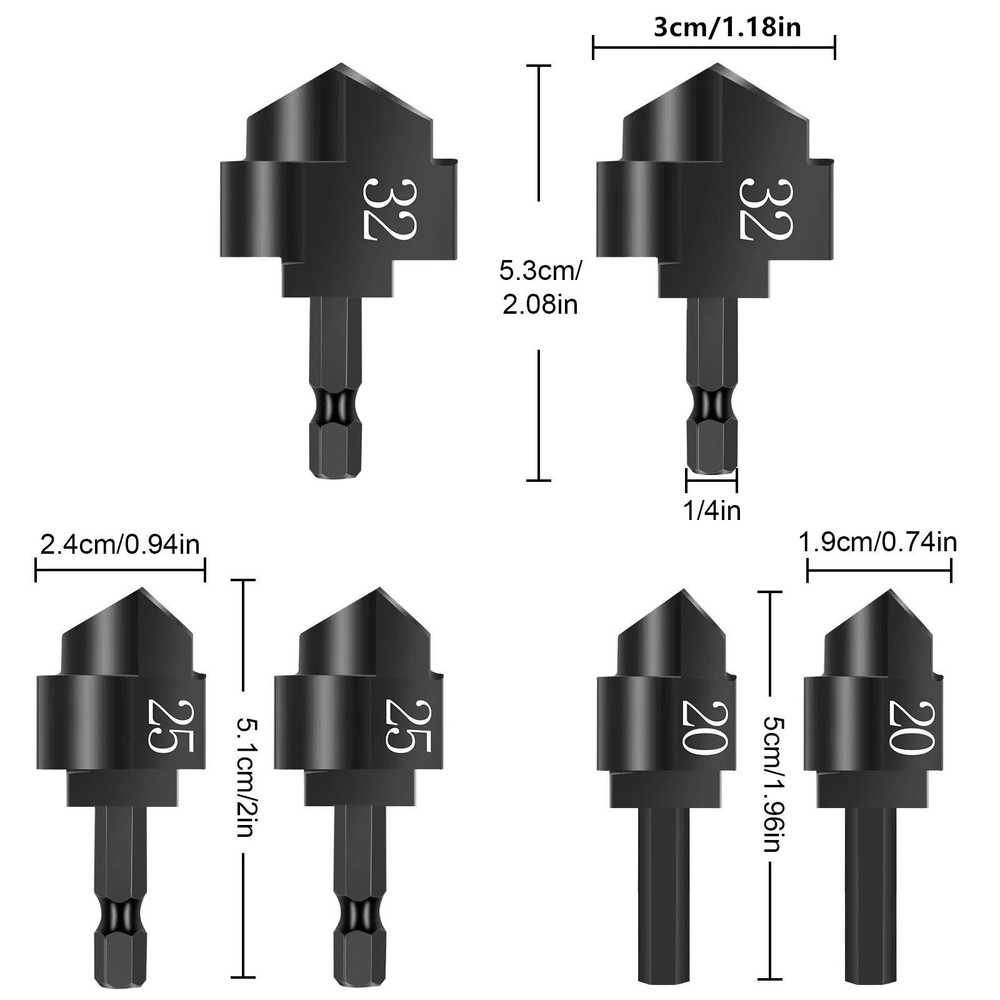 PPR Lifting Stepped Drill Bit Reamer Drill Ideal for Professional & DIY Use
