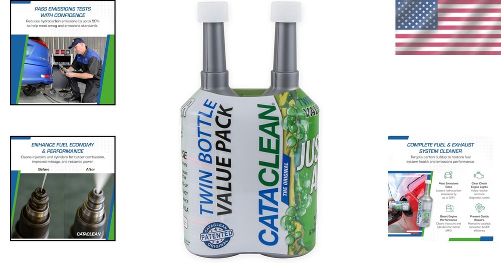 16oz Fuel System Cleaner - Pass Emissions Tests & Restore Engine Efficiency