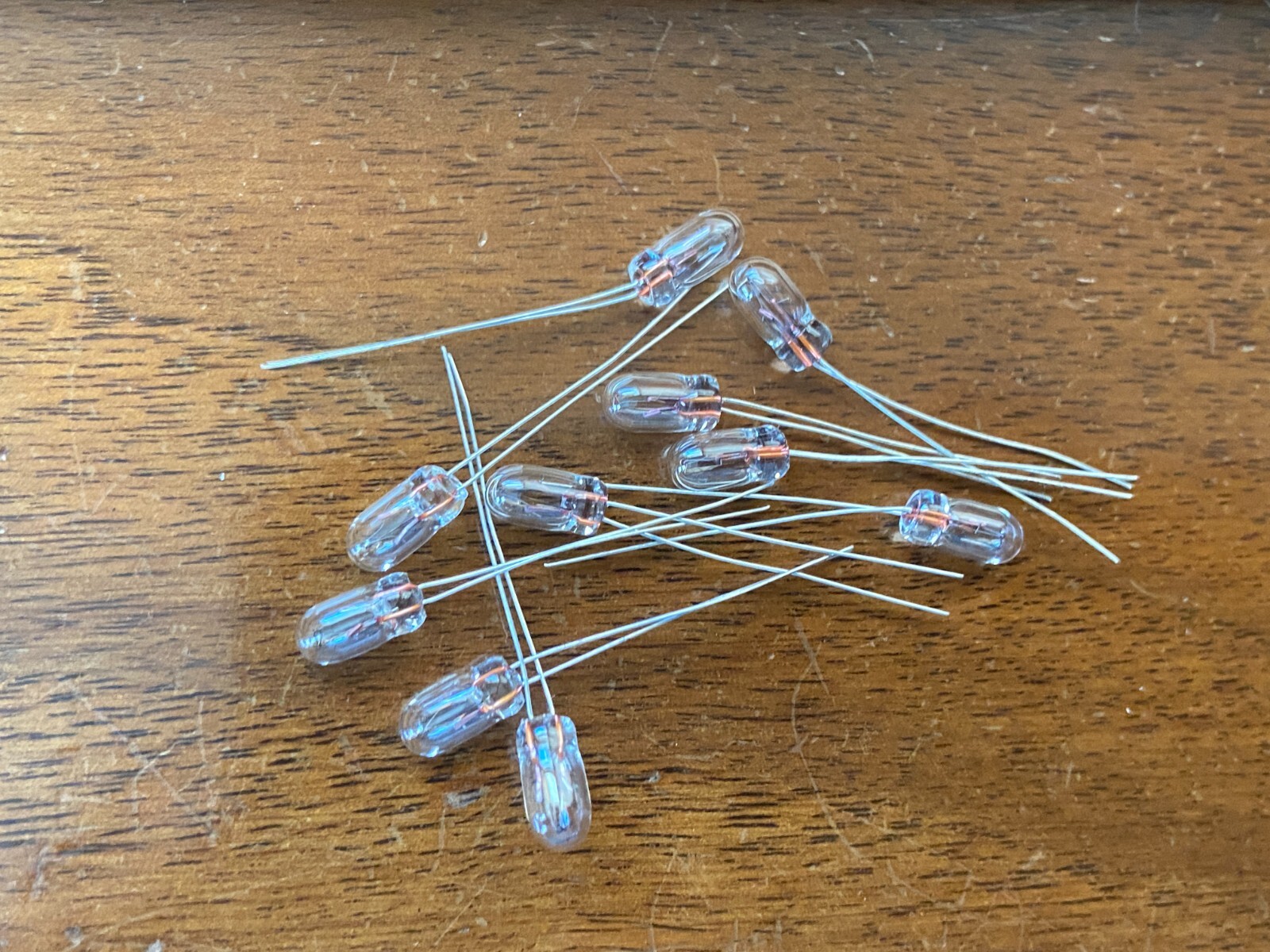 10 New Grain-of-Wheat Bulbs 8v 50mA Lamps Vintage Receiver Lights 4MM