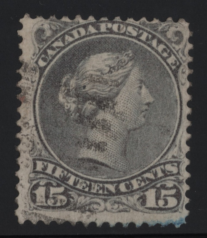 #30 Large Queen 15c Canada used