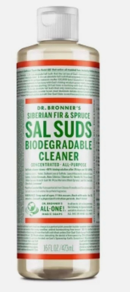 Dr. Bronner’s Sal Suds Biodegradable Cleaner – 16oz