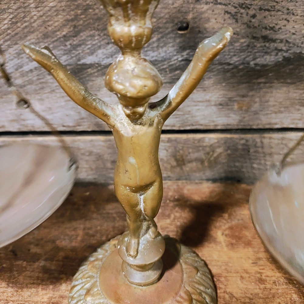 Antique Cherub Brass Scale