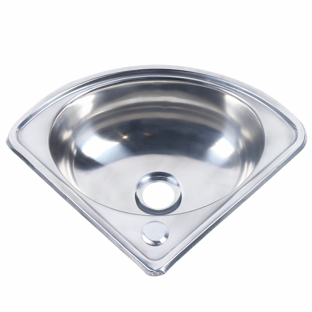 Bathroom Corner Sink Small Wall Mount Basin Sink Triangle Corner Basin Stainless