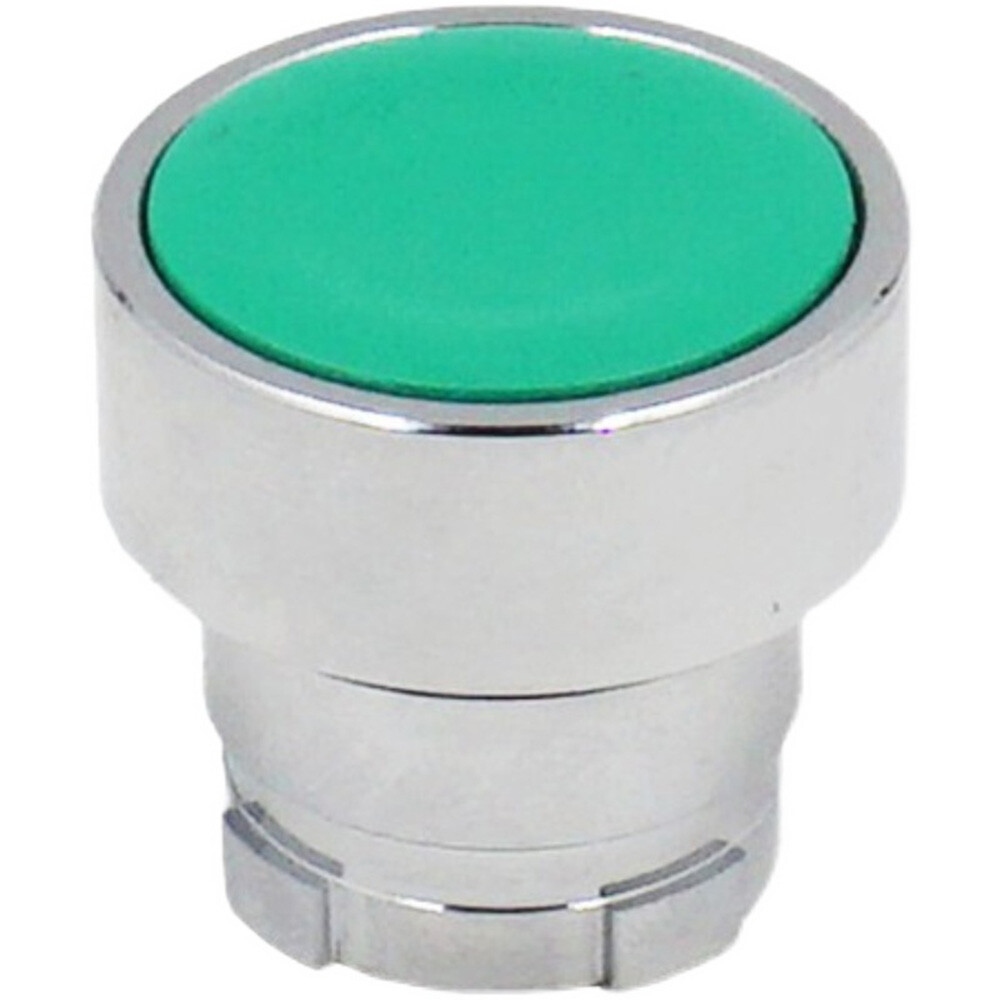 For ZB2BA3C Non-illuminated Flat Pushbutton Head Green Spring Return 22.5mm