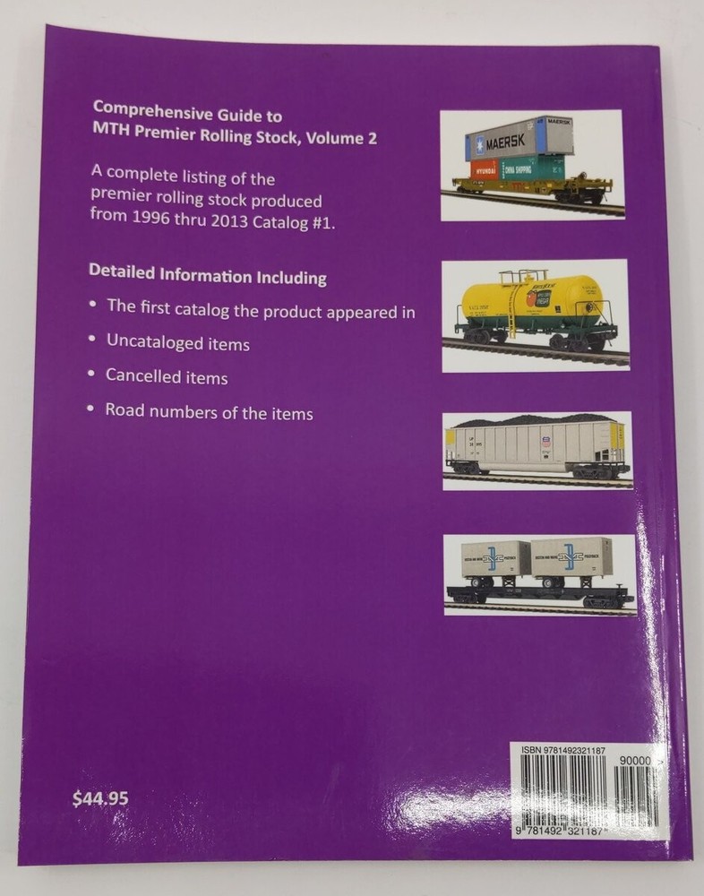 Comprehensive Guide to MTH Premier Rolling Stock Vol.2 Paperback Book