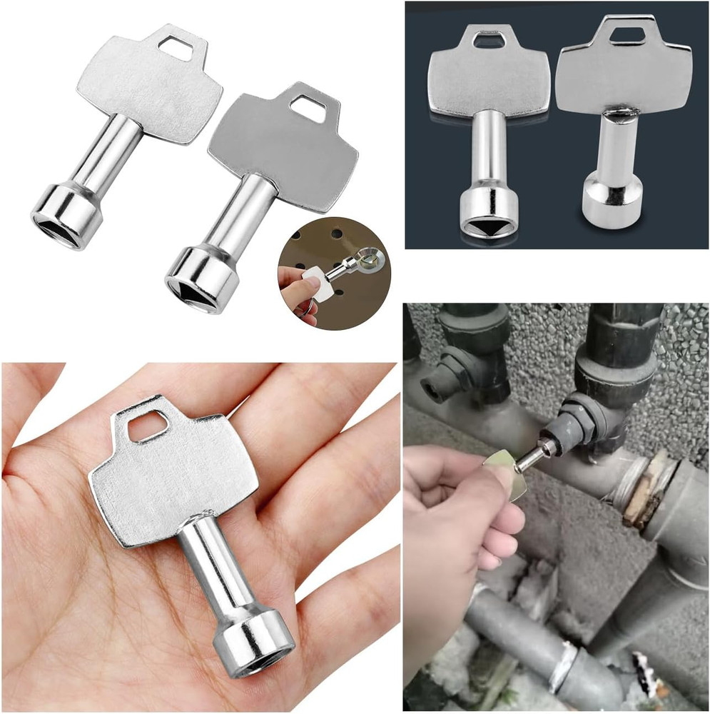 5 Pack Trash Can Key Utility Keys Triangular Socket Key Electrical Cabinet Key T