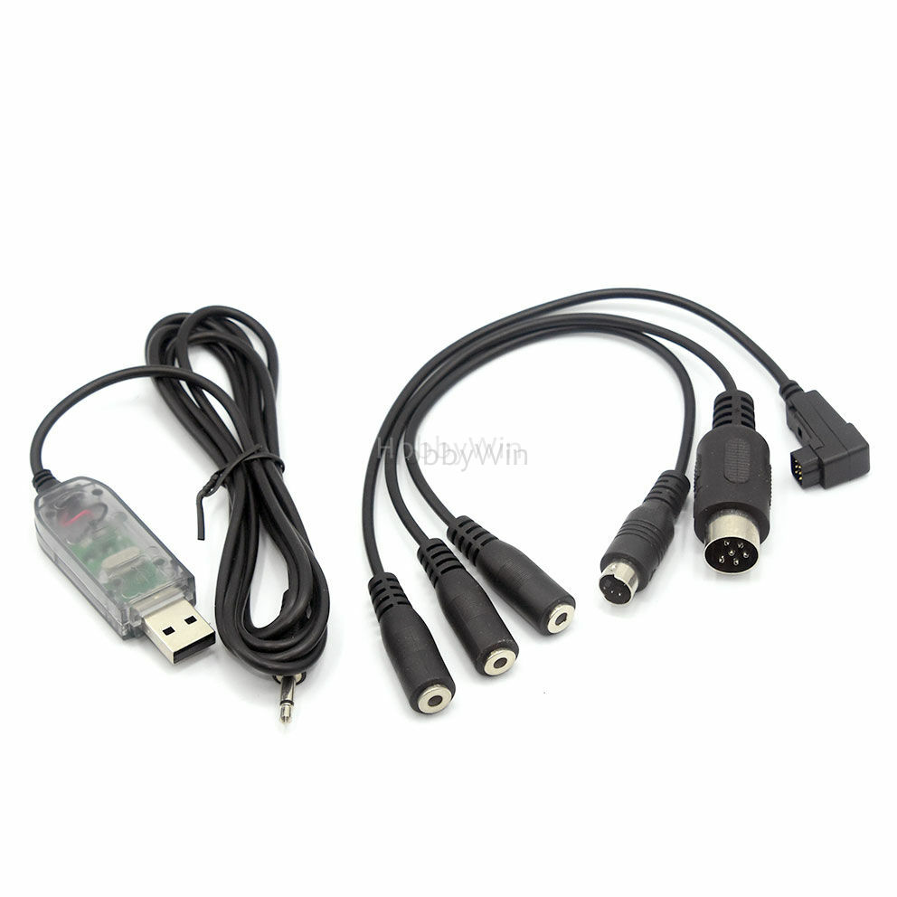 Dynam RC Flight USB Simulator Cable & Dongle Model Airplane Warbird Helicopter
