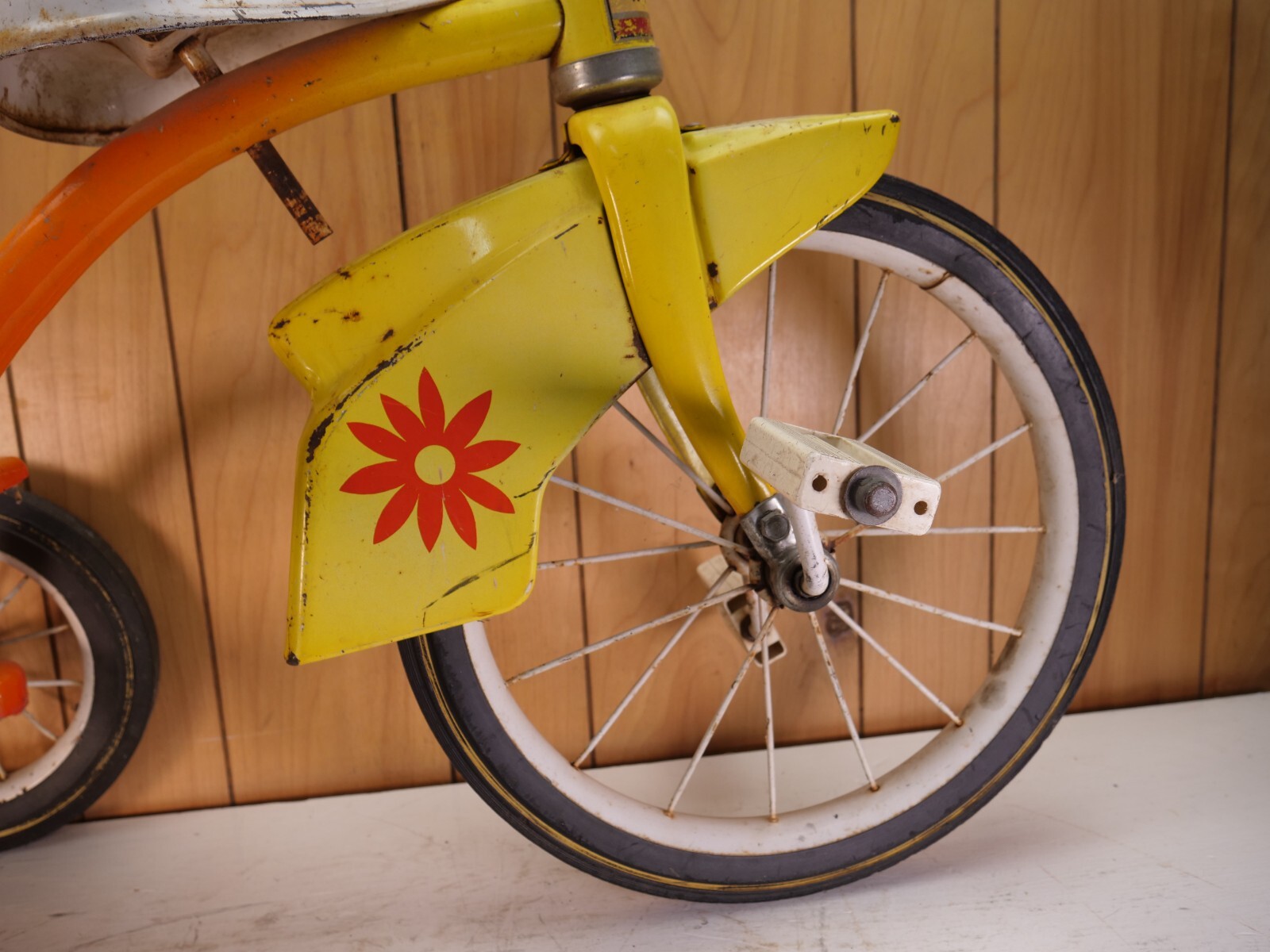 Vintage 1960s Murray Flower Power Hippie Tricycle Excellent Ridable Condition