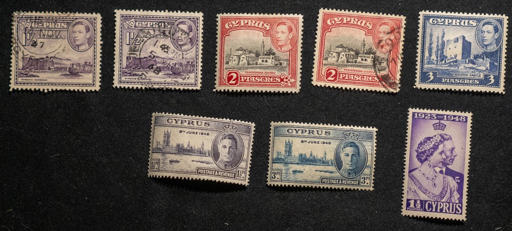 1942-1948 Cyprus stamps