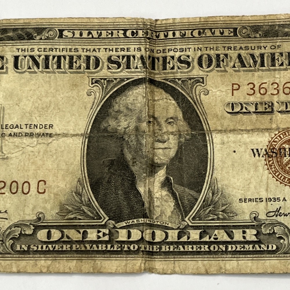 1935 A $1 Silver Certificate Hawaii Overprint-Emergency Issue Note!