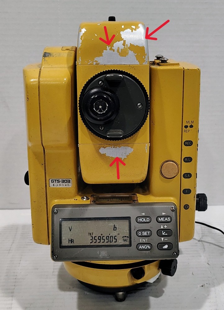 Topcon GTS-303D Electronic Precise Surveying And Data Collection Power Tested
