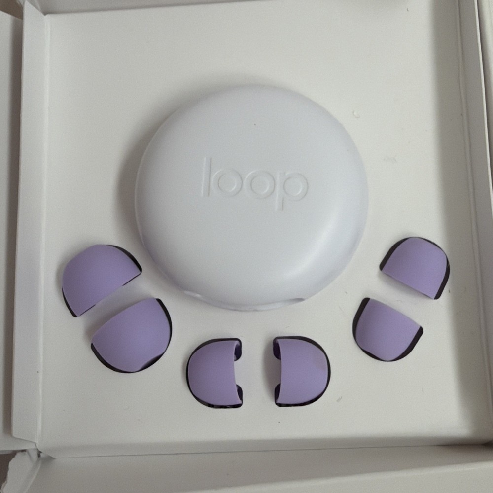 Loop Quiet 2 Earplugs for Noise Reduction Violet - Open Box