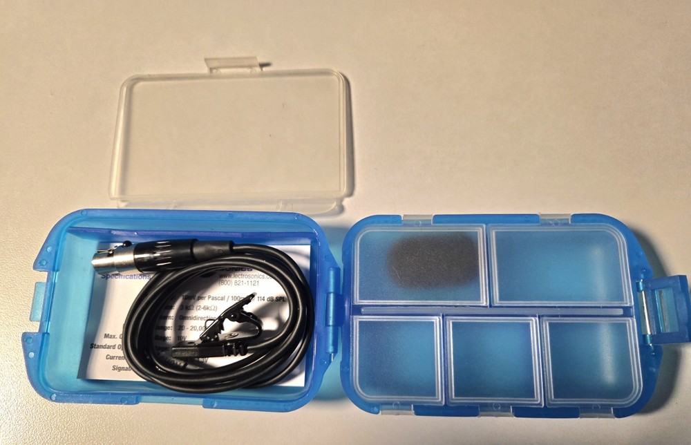 Lectrosonics M152/WP Water Resistant Lav Microphone And Case