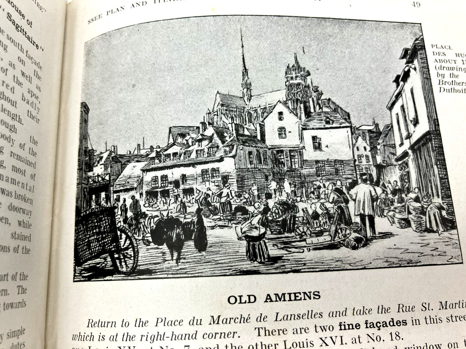 Antique 1919 WWI AMIENS Before And During The War Michelin Illustrated Guide