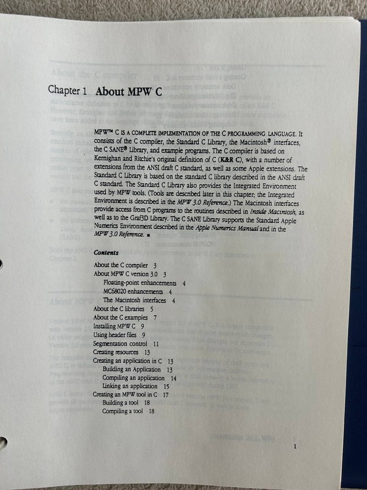 Vintage Apple 1990 C++ Annotated Reference Manual Draft by Bjarne Stroustrup