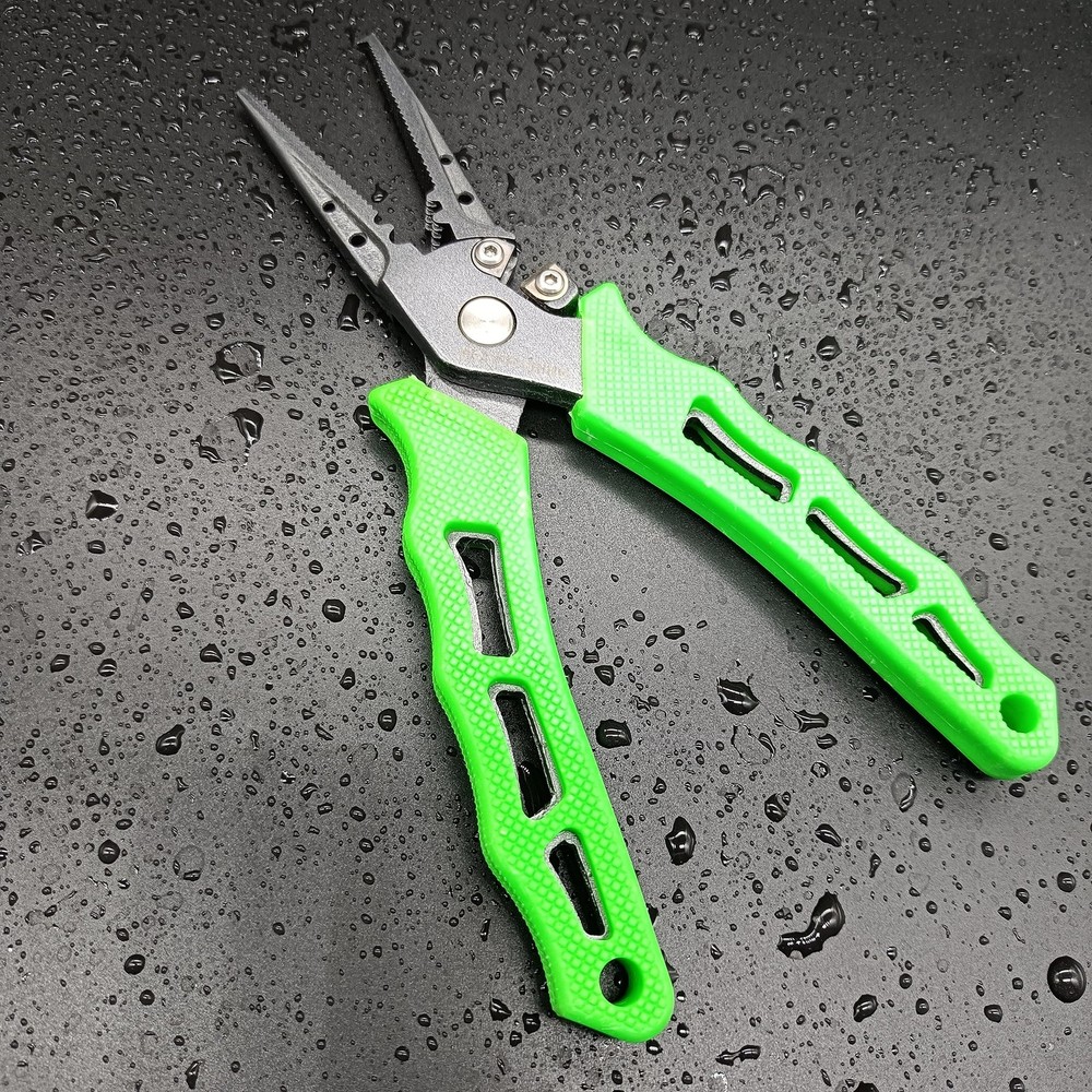 Multi-Function Fishing Pliers with Fish Lip Gripper, Line Cutter, Hook Remove...