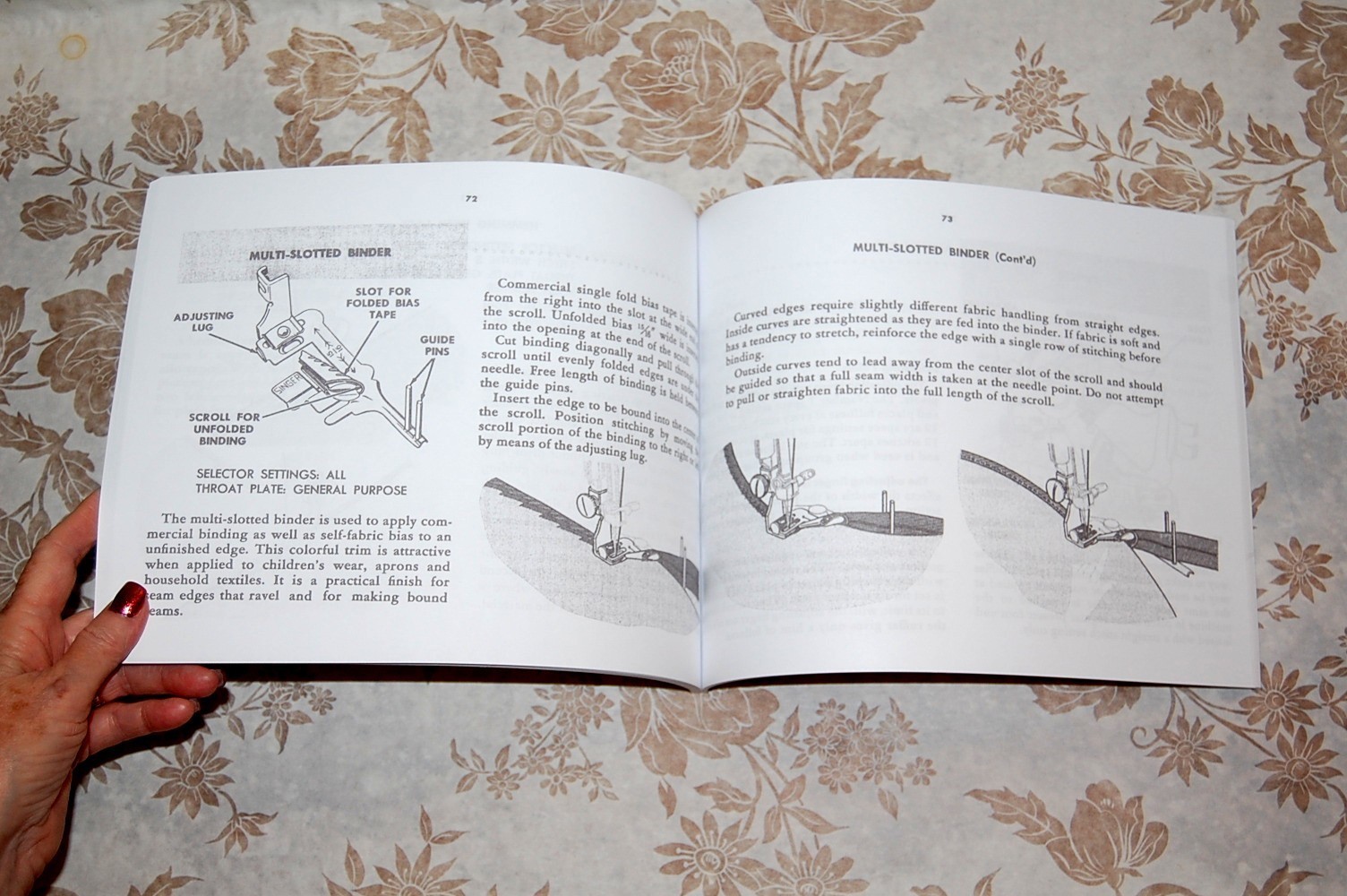 Rare Deluxe-Edition Instructions Manual for Singer 500, 500A Sewing Machines