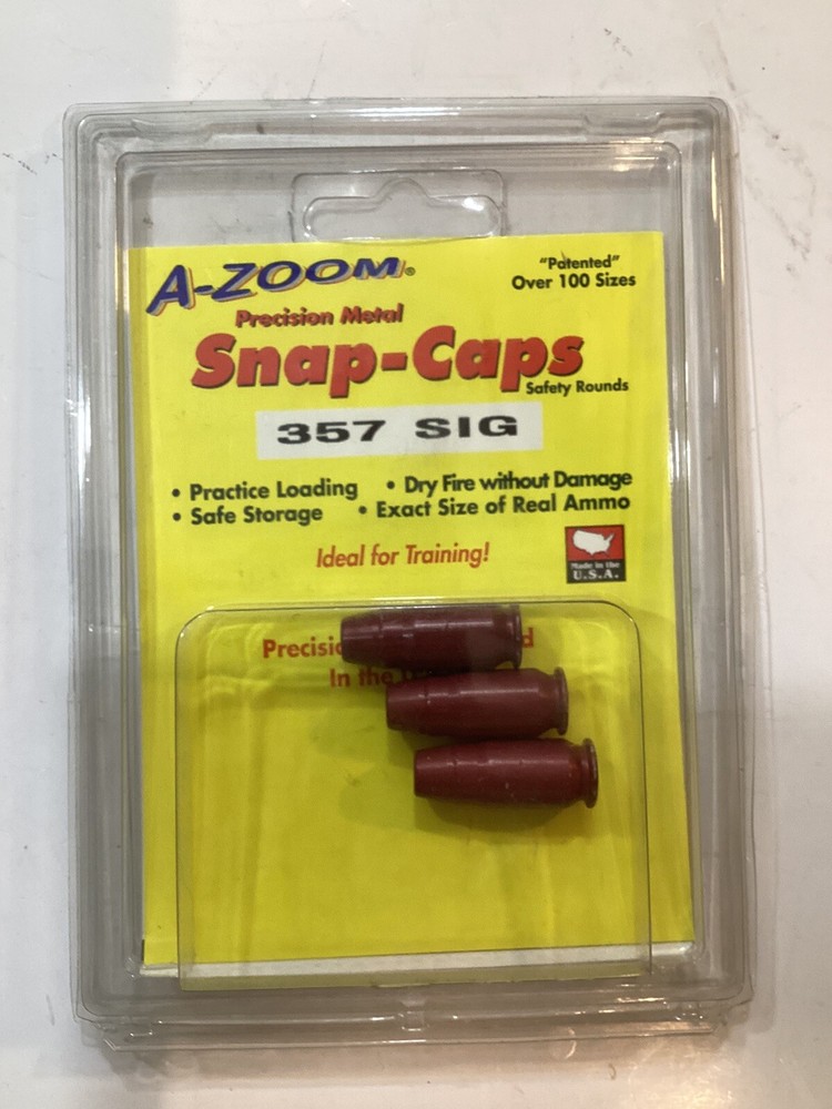 A-zoom Snap Caps 357 Sig