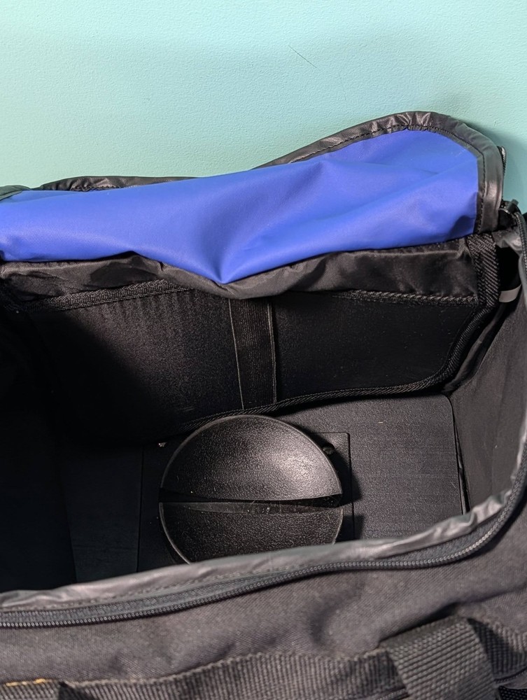 Ebonite Bowling Ball Bag Black & Blue Shoulder Strap