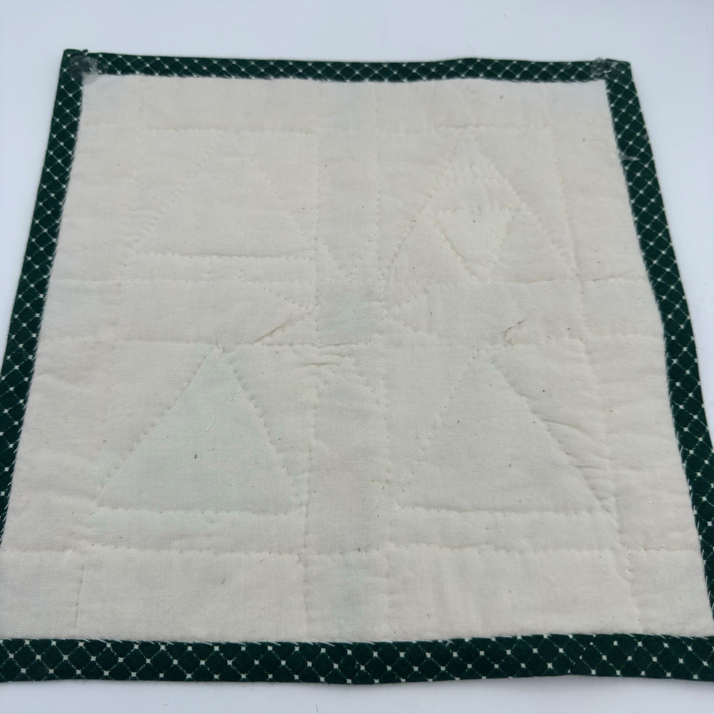 Small 4 Square Christmas Quilt 11”