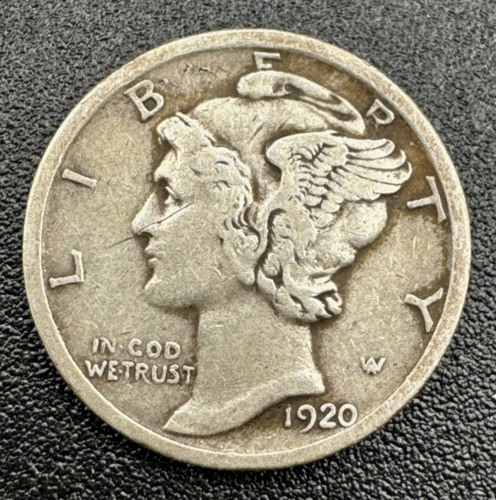 1920 D Mercury Dime
