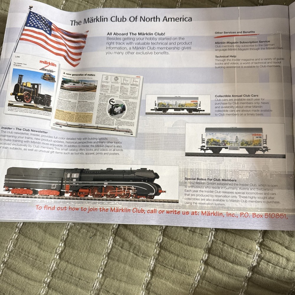 MARKLIN 1999/2000 E Complete Program book