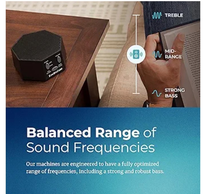 Adaptive Sound Technologies LectroFan Classic White Noise Machine - Compact...