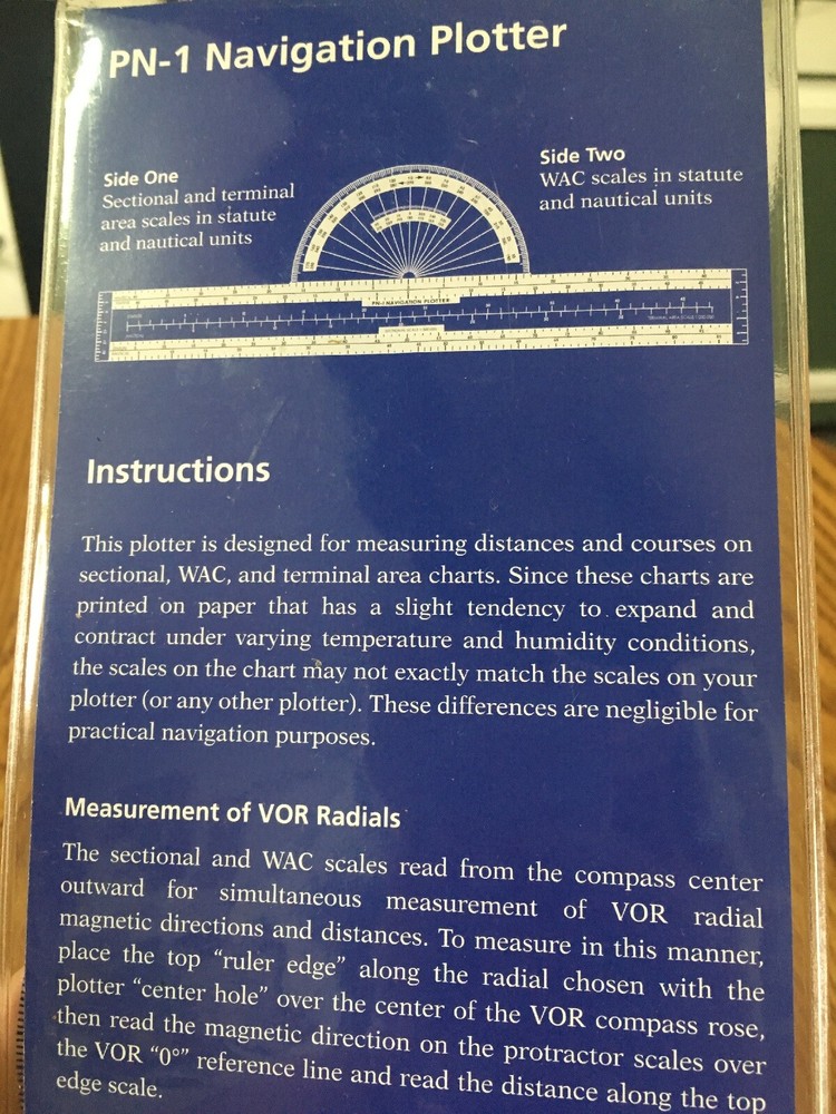 Jeppesen PN-1 Navigation Plotter High Quality Accurate